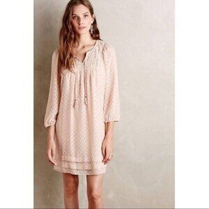 Anthropologie One September Anwen Boho Peasant Dress XS